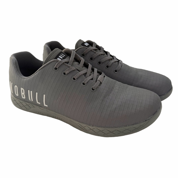 Nobull Outwork Reflective Trainer Gray Size 12 Unisex EUC Monochromatic